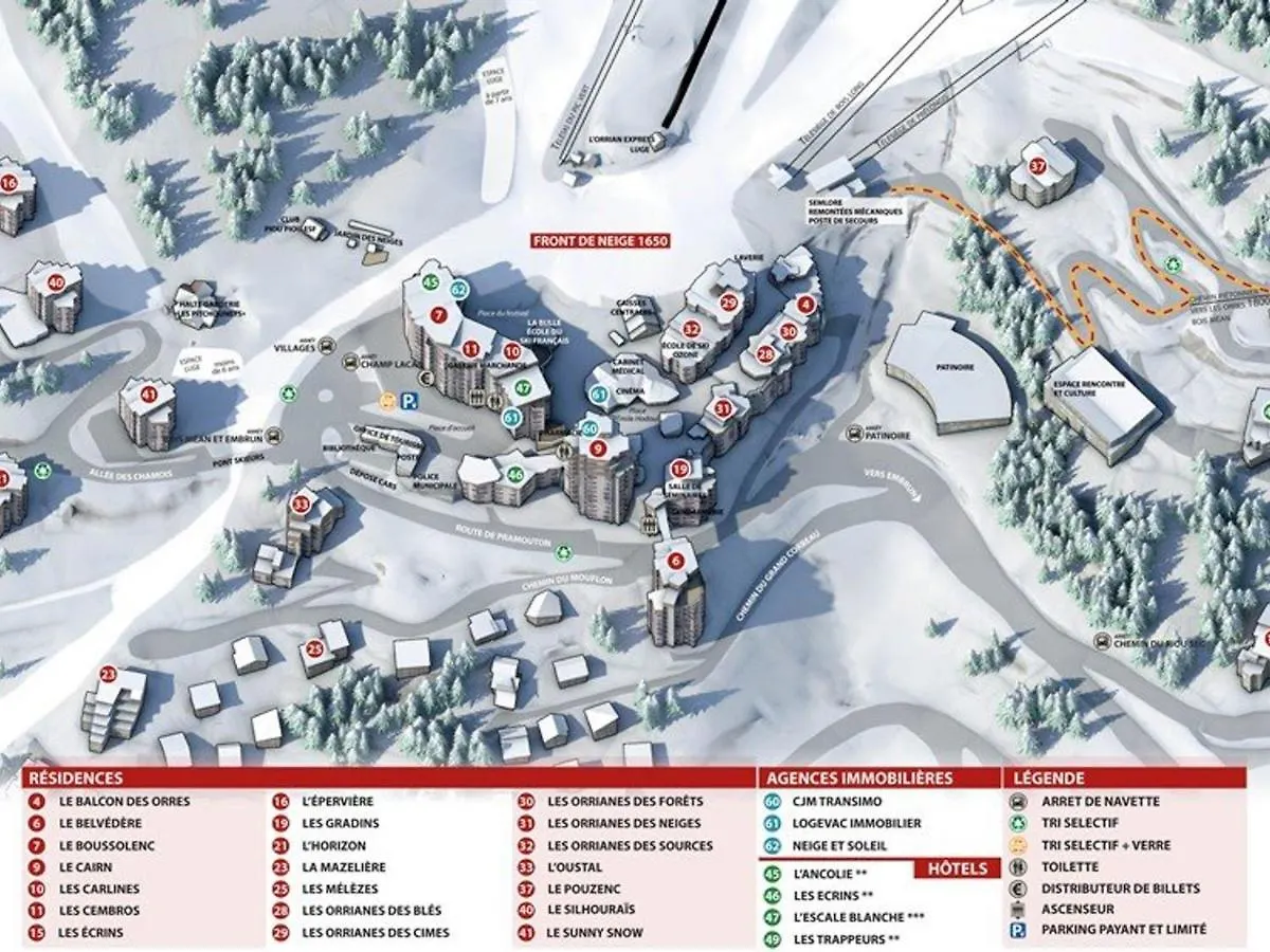 Studio Skis Aux Pieds Pour 4 Pers, Place Emile Hodoul - Fr-1-322-20 ليه أورس شقة
